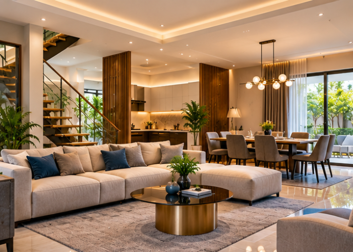 Modern residential interior design