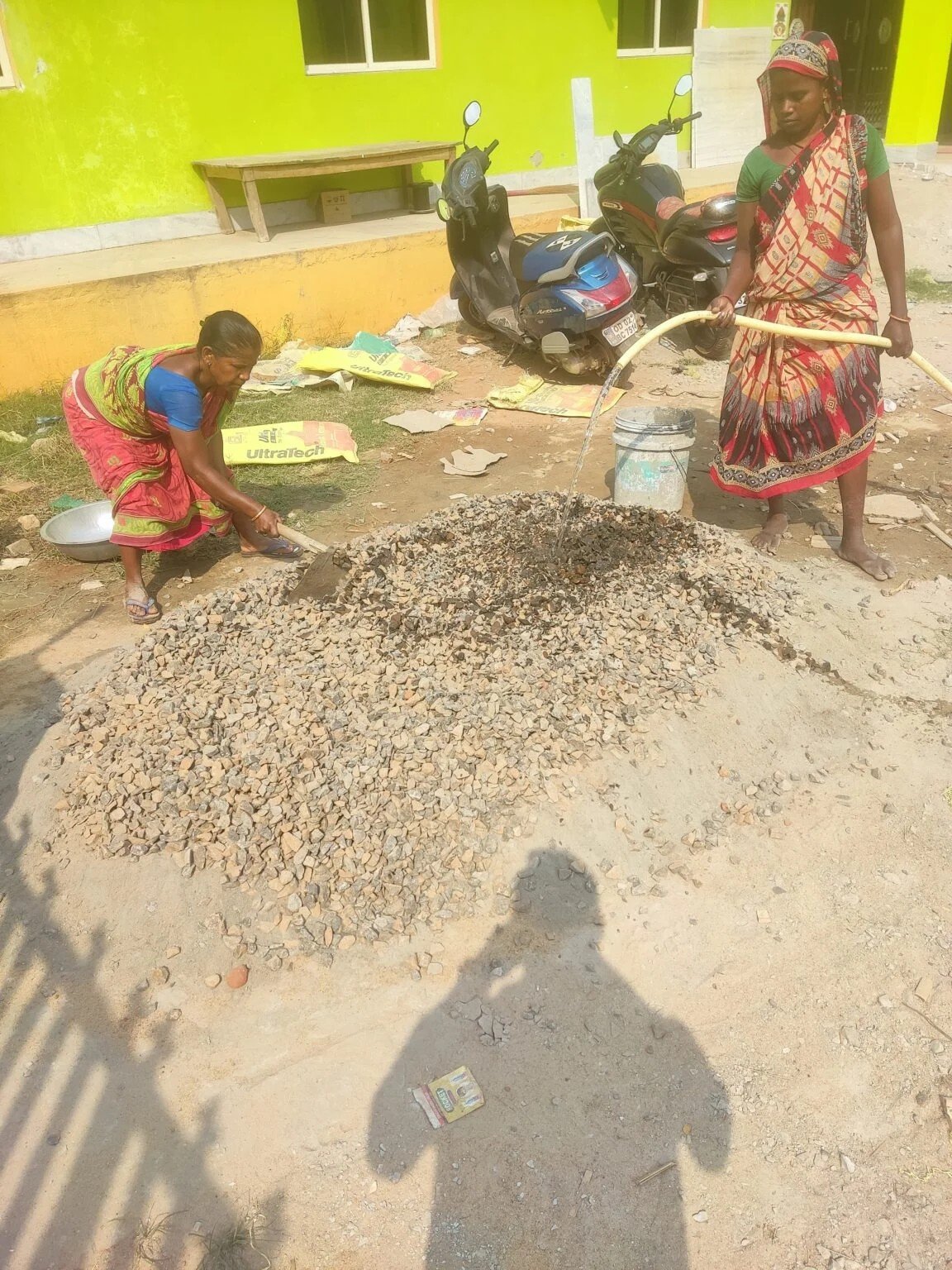 Construction material preparation