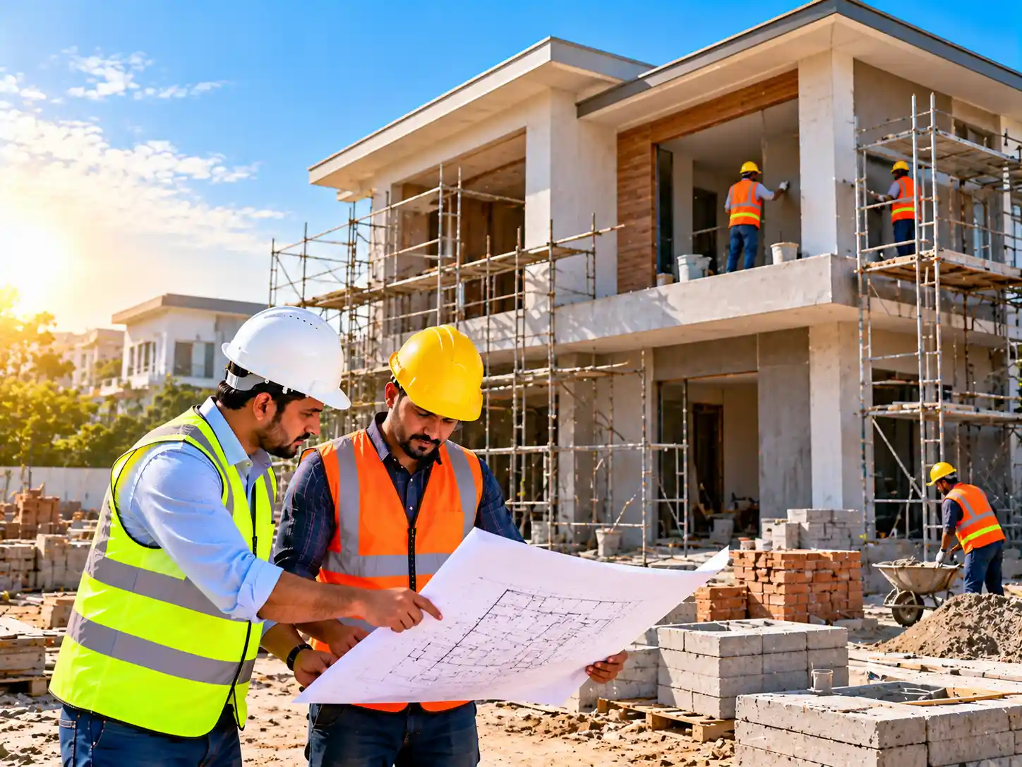 Commercial building construction